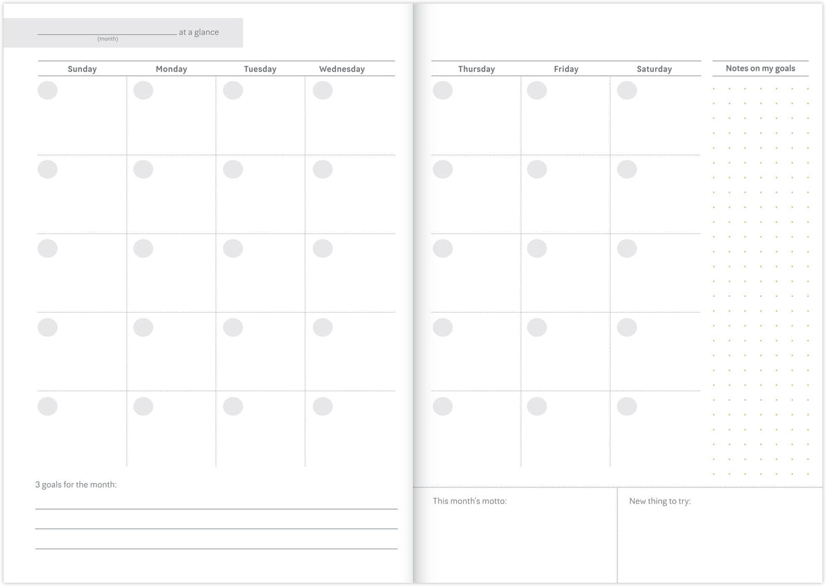 You Got This 6 Month Productivity Tracker