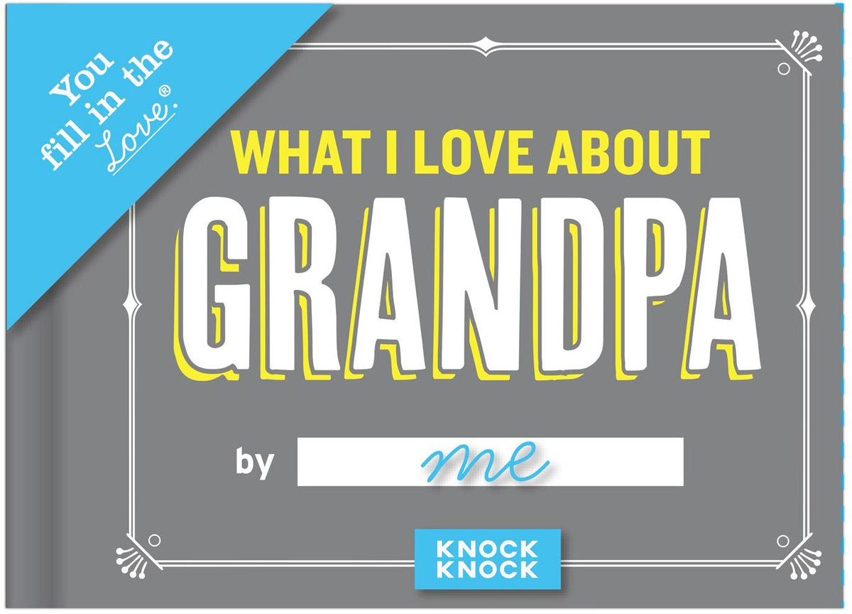 What I Love About Grandpa Book