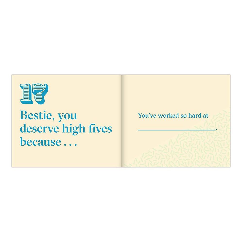 Bestie I Love You Because Fill in the Love Book