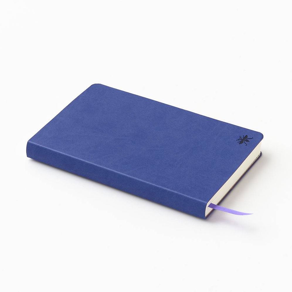 Dark Blue Paper Wasp Lined Journal