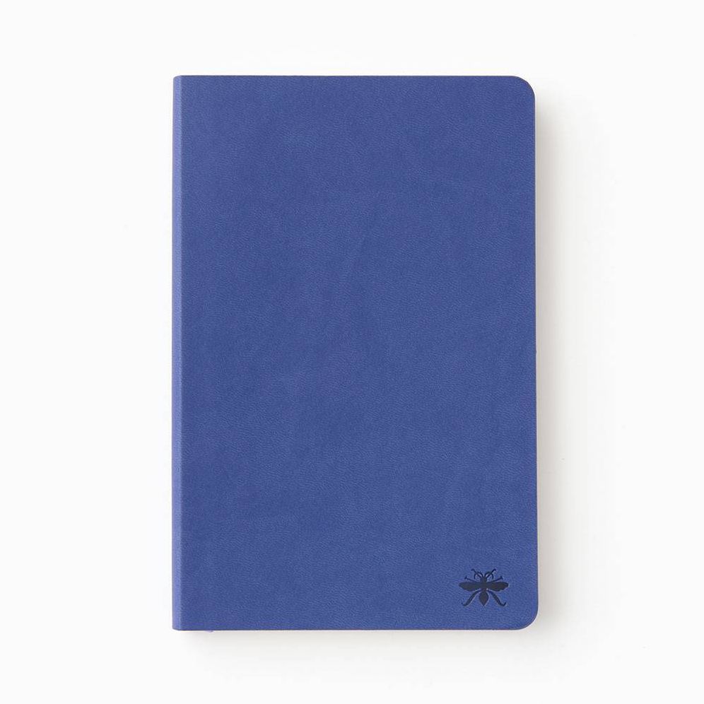 Dark Blue Paper Wasp Dotted Journal