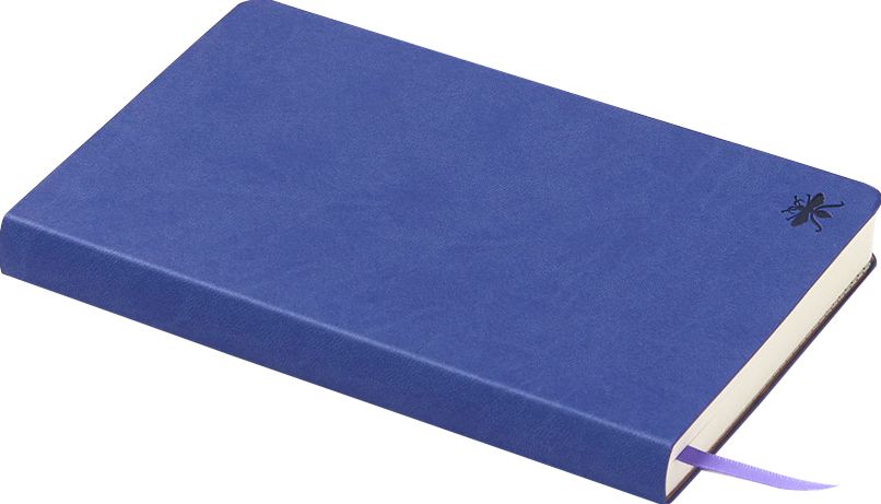 Dark Blue Paper Wasp Dotted Journal
