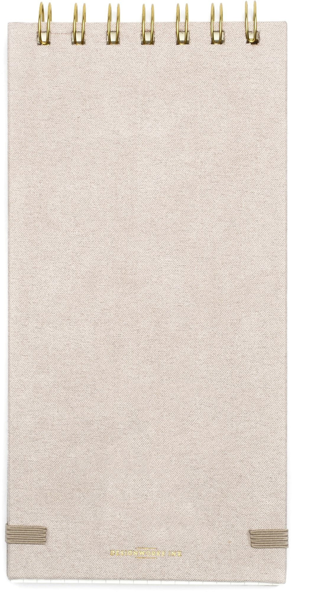Vegan Suede Reporter Notepad - Taupe
