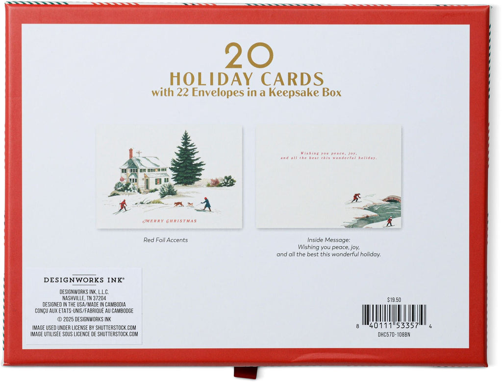 Christmas House Boxed Christmas Cards Set of 20