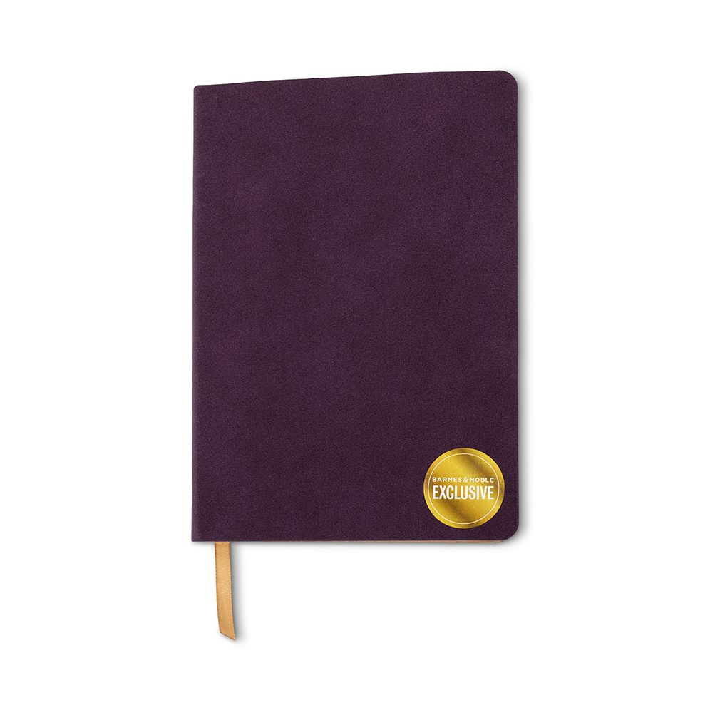 Plum Vegan Suede Journal 6" x 8"