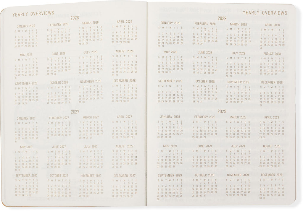 2026-2027 Blue Swallows Daily Planner
