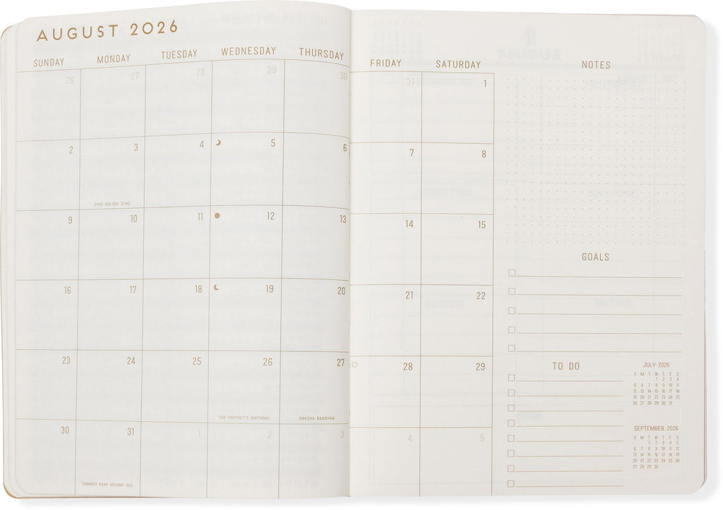 2026-2027 Blue Swallows Daily Planner