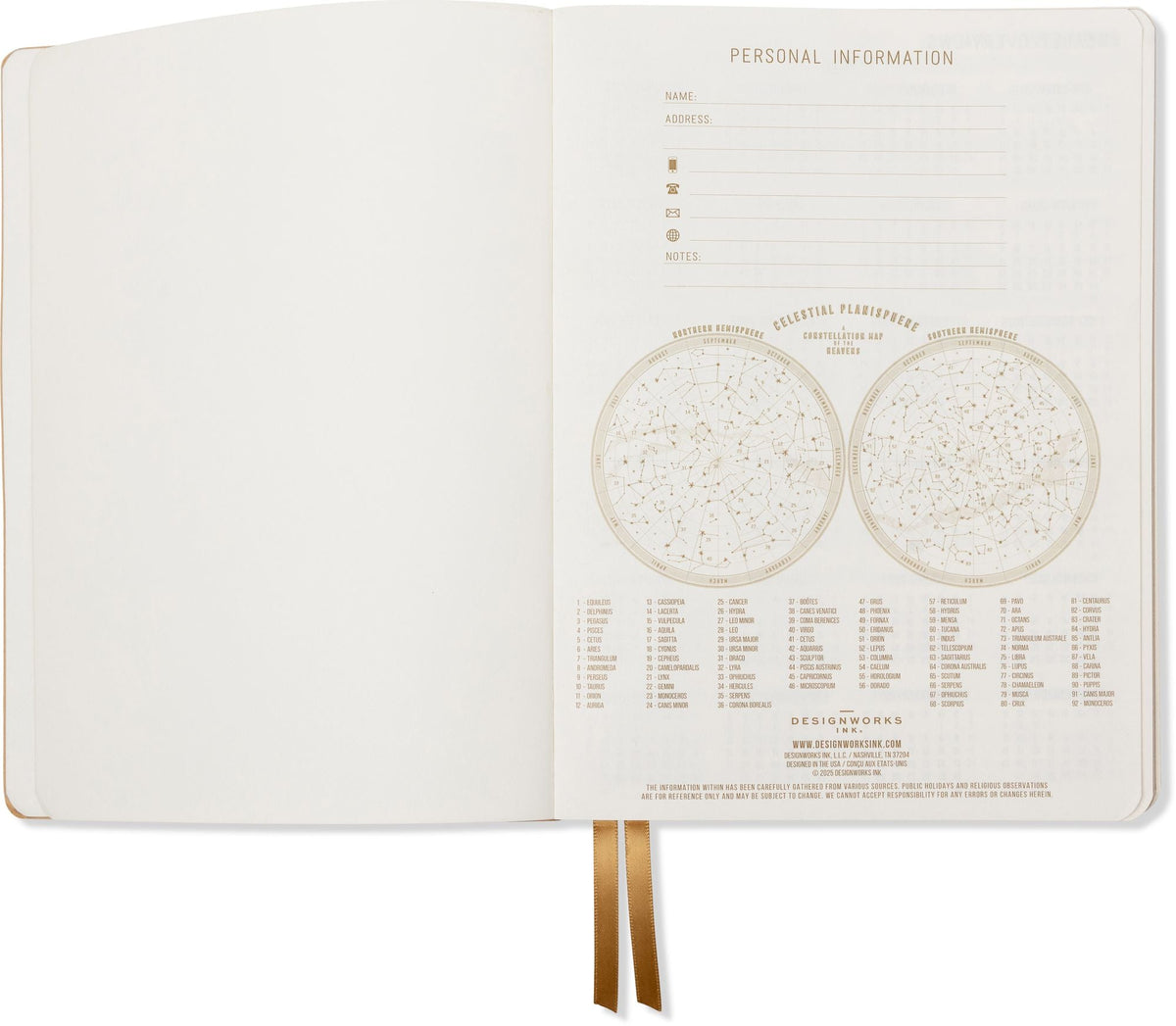 2026-2027 Rose Shadow Stripe Daily Planner