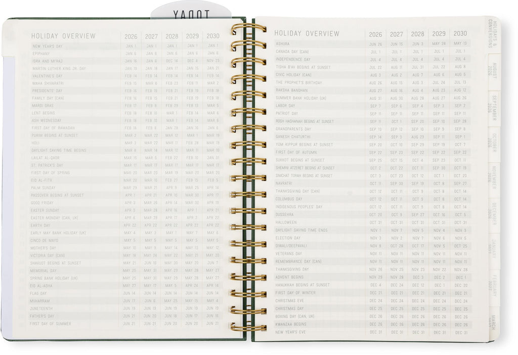 2026-2027 Pine Standard Issue Weekly Desk Planner