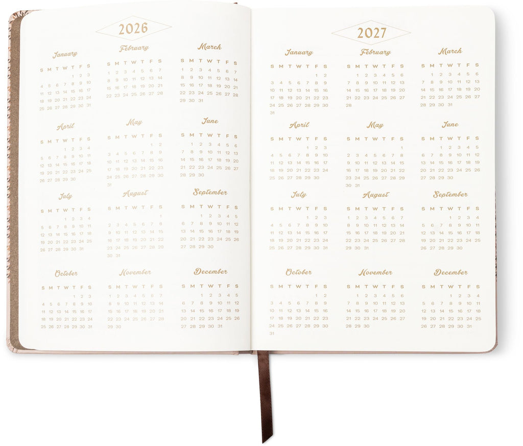 2026-2027 Heritage Plaid Weekly Desk Planner