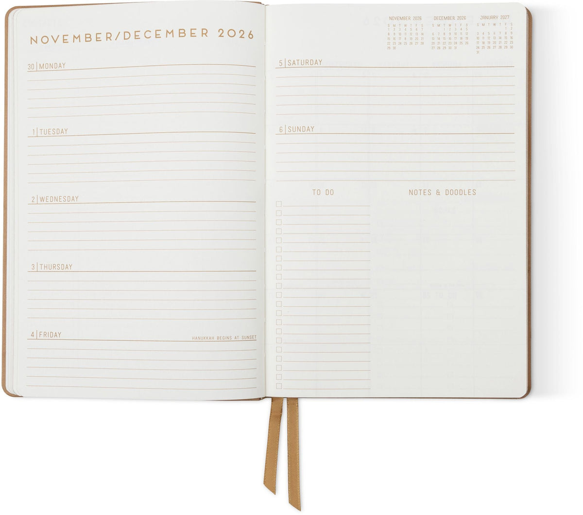 2027 Starbursts Weekly Desk Planner
