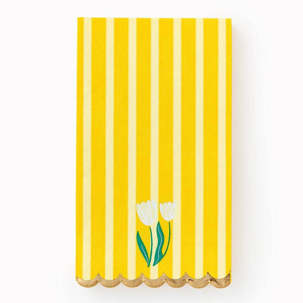 Tulip Stripe Guest Napkin