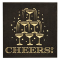 Midnight Sparkle Cheers Cocktail Napkin