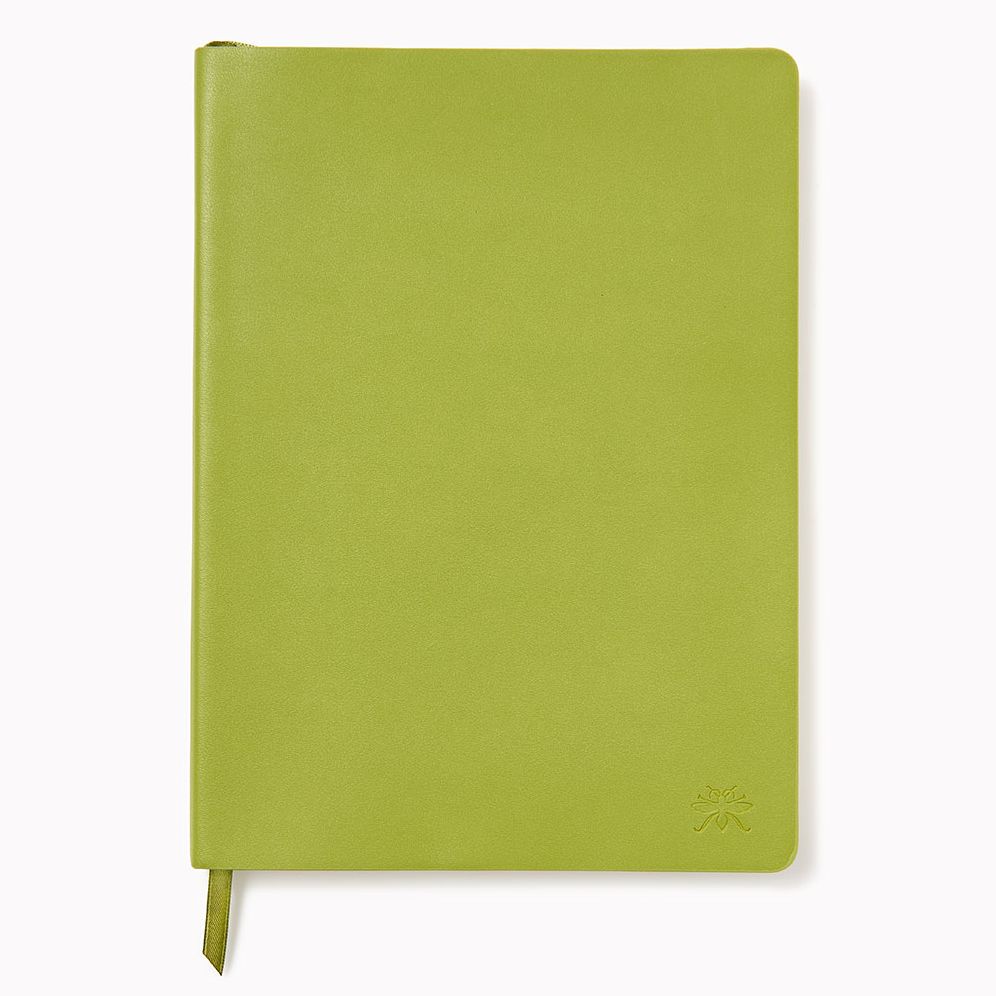 Paper Wasp Large Olive Dotted Journal