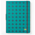 Teal Diamond Paper Wasp LG Lined Journal