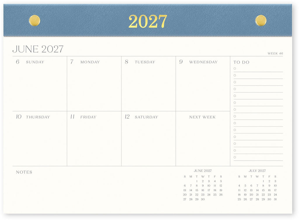 2026-2027 Paper Source Chicago Ave 17-Month Desk Pad