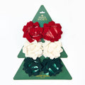 Velvet Bows 4" S/6