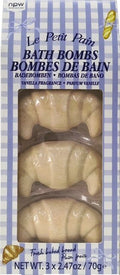 Croissant Bath Bombs- 3 pack