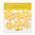 Daisy Delight Yellow Magnet Set