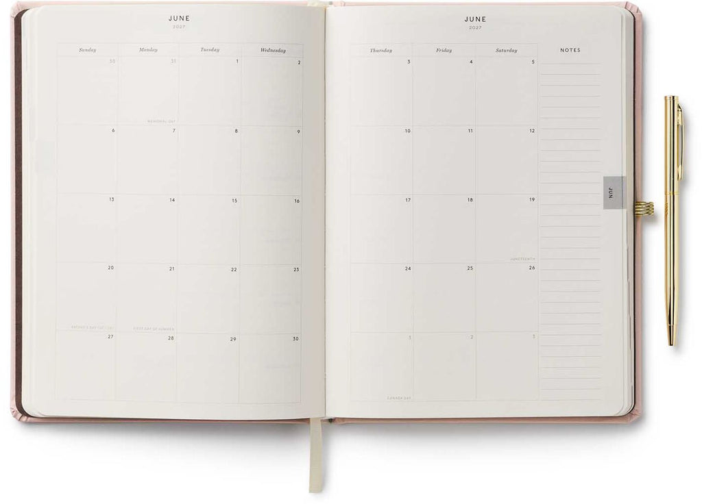 2027 Paisley 12-Month Hardcover Planner with Pen