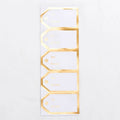 Gold Foil Border Adhesive Labels