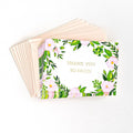 Pink Floral Thank You Stationery Set