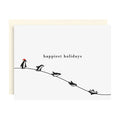Christmas Penguins Letterpress Stationery Set