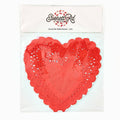 Valentine Heart Doilies 12ct
