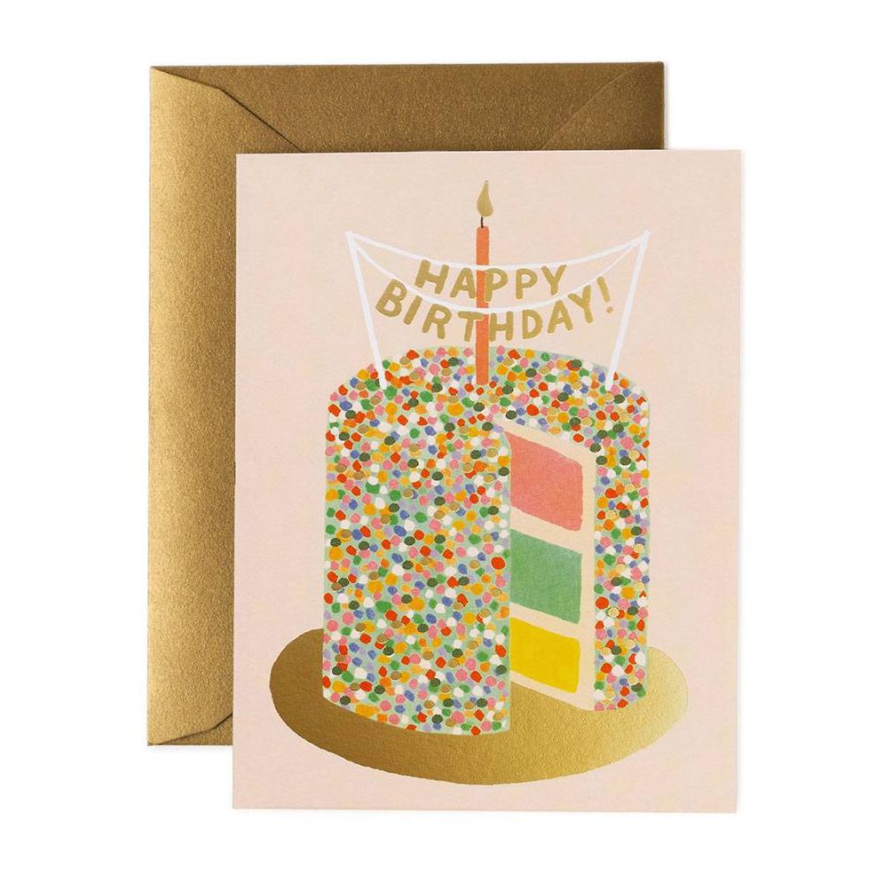 Layer Cake Birthday Card