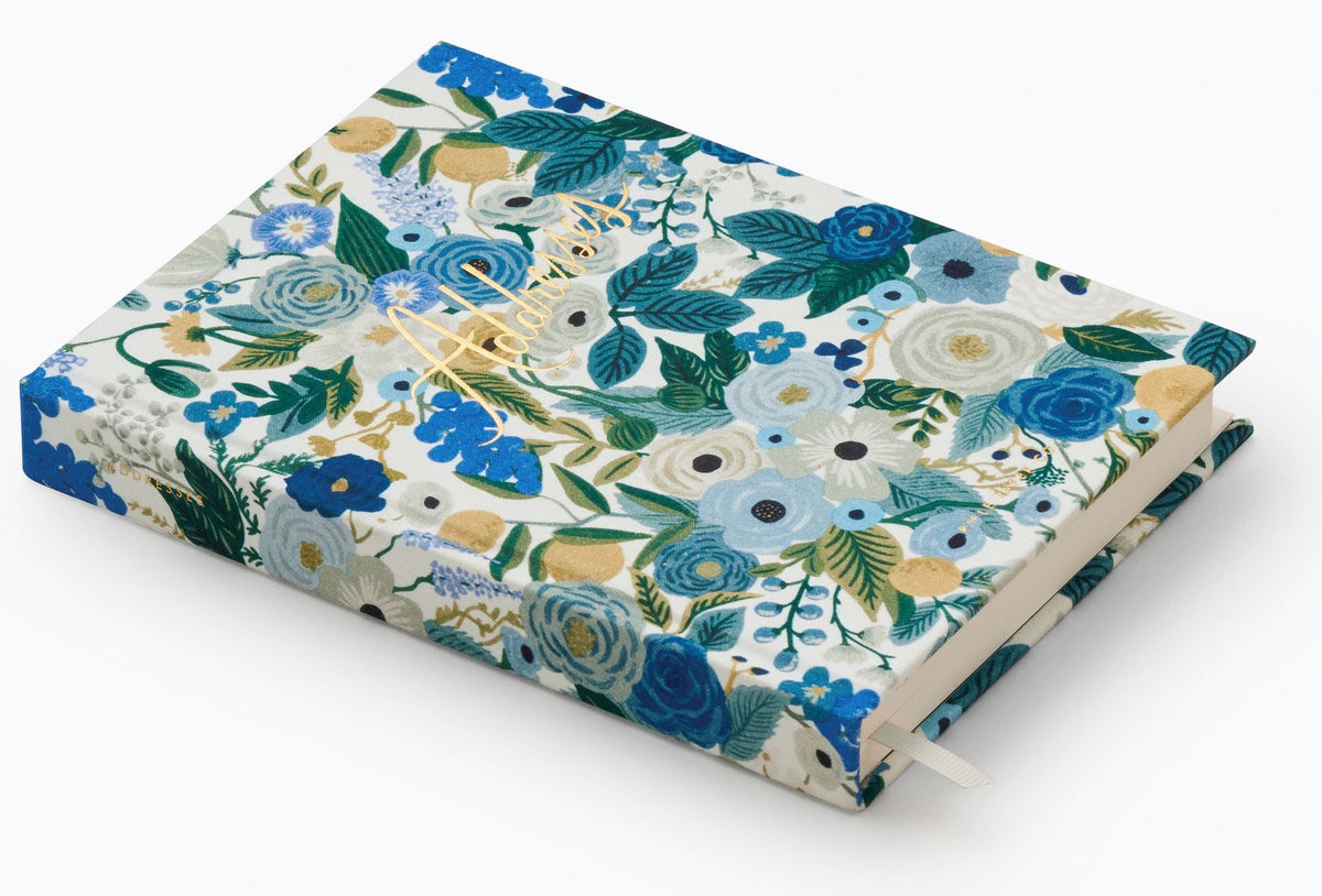 Blue Garden Party Address Journal