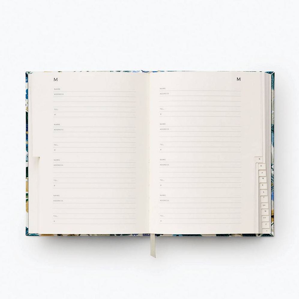 Blue Garden Party Address Journal