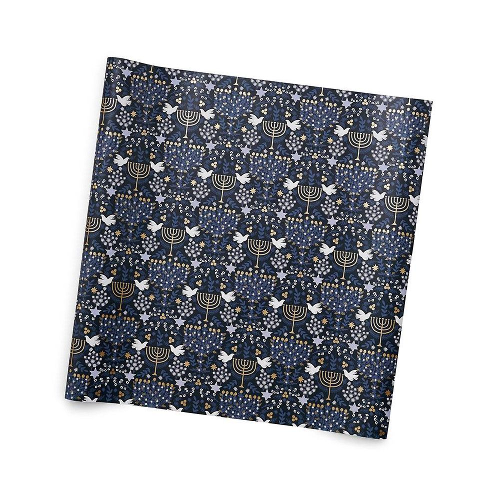 Rifle Paper Co. Hanukkah Floral Wrapping Paper