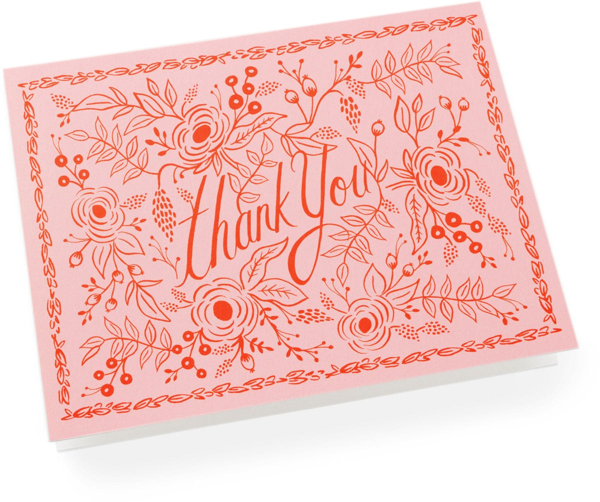 Ros? Thank You Greeting Card