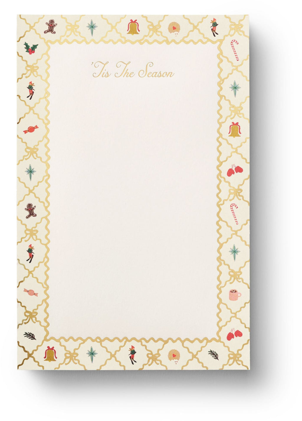 Holiday Argyle Notepad