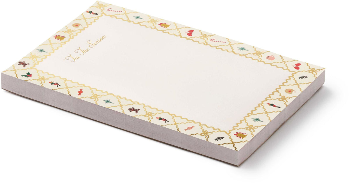 Holiday Argyle Notepad