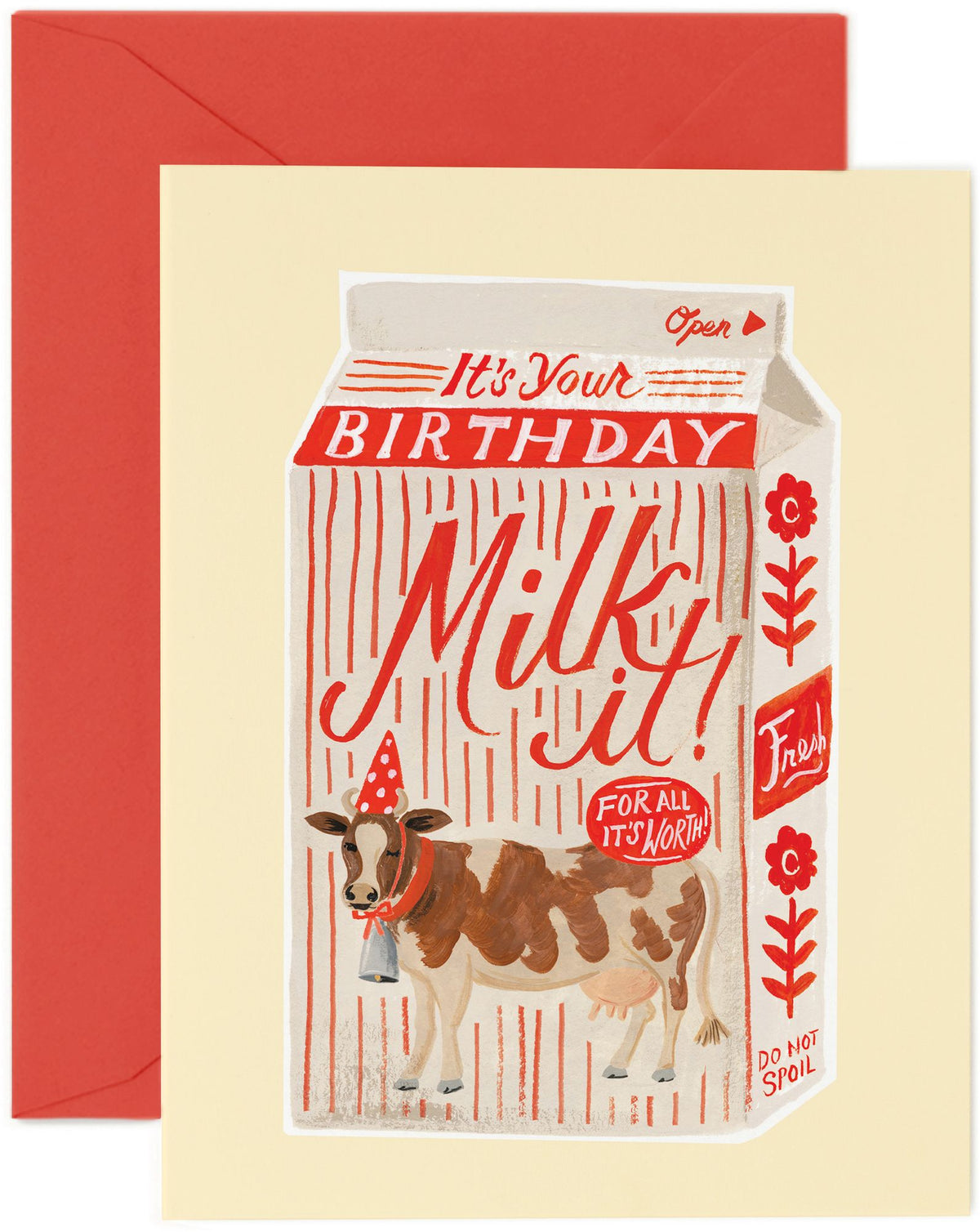 Milk It Birthday Card