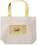 Butter Wide Canvas Tote Bag