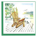 Quilling Adirondack Lake Greeting Card