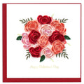 Quilling Bouquet Valentine's Day Greeting Card