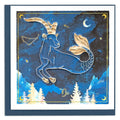 Quilled Zodiac Collection - Capricorn Greeting Card