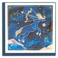 Quilled Zodiac Collection - Sagittarius Greeting Card