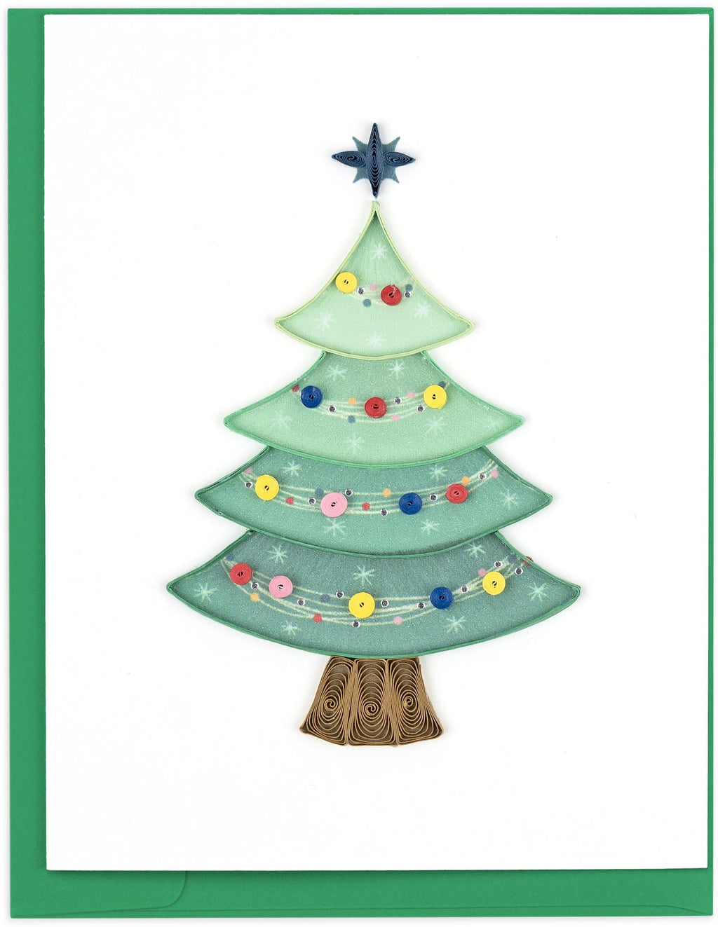 Quilling Christmas Tree Assorted Boxed Set of 6