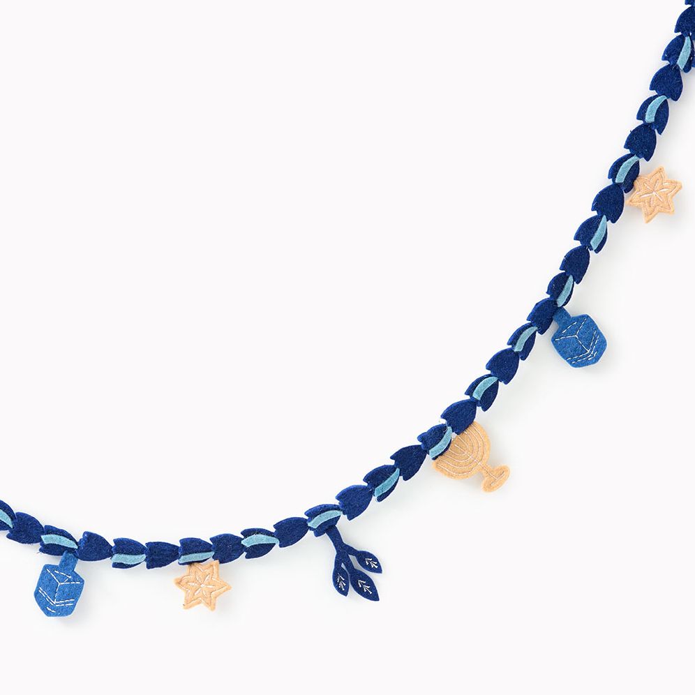 Hanukkah Leaves Garland