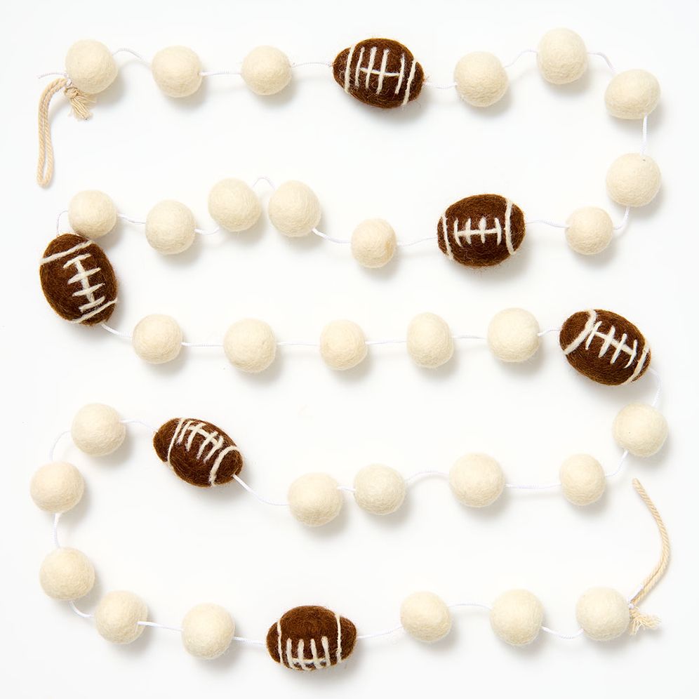 Football Felt Garland