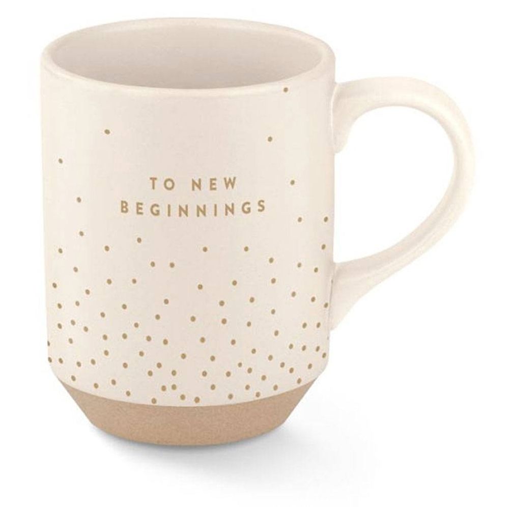 To New Beginnings Stoneware Mug