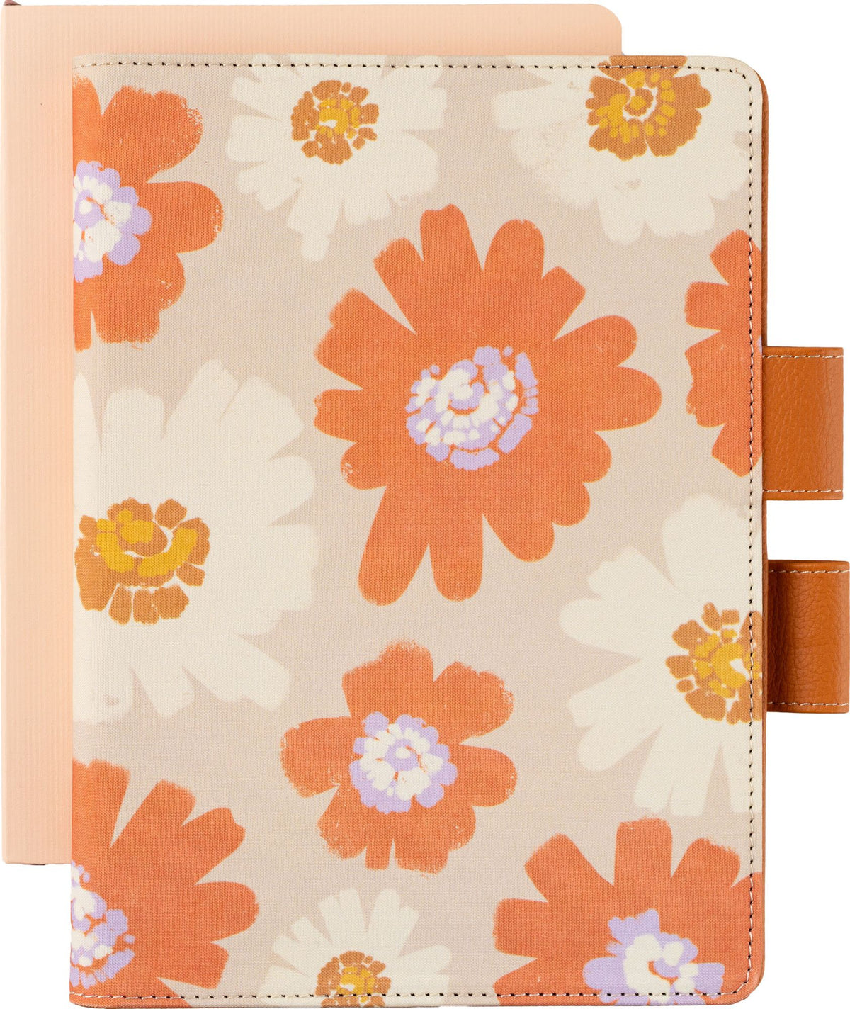 Paper Source A5 All Over Floral Bookcloth Journal Cover with Pen Loop Closure