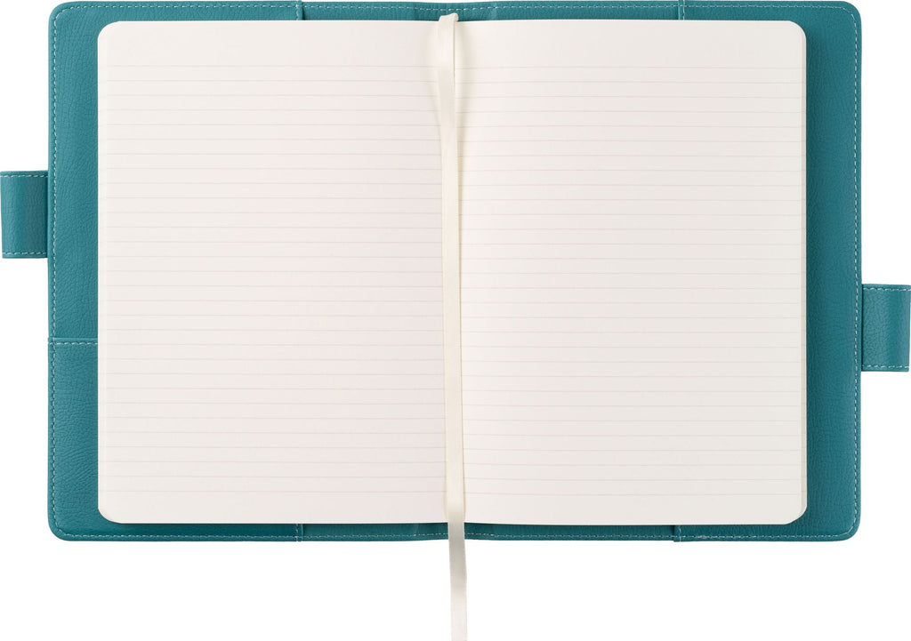 Paper Source A5 Embroidered Floral Bookcloth Journal Cover with Pen Loop Closure