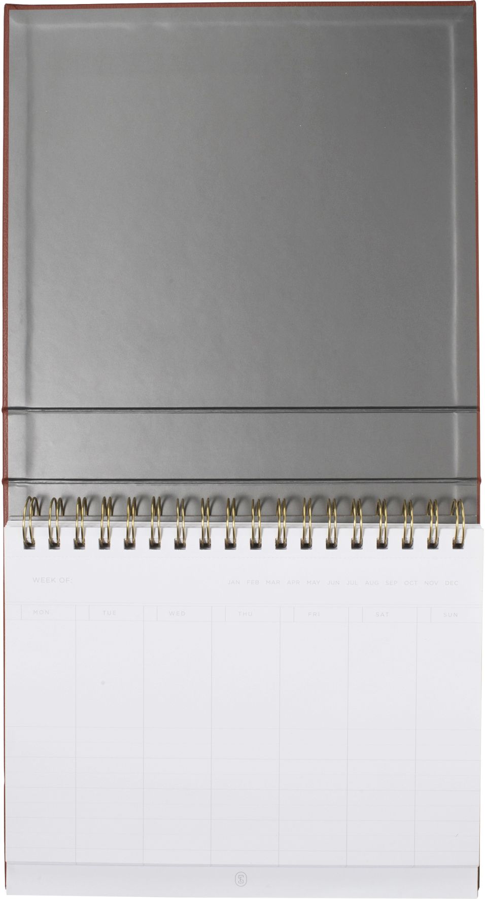 Letter Flow Cognac Desk Pad