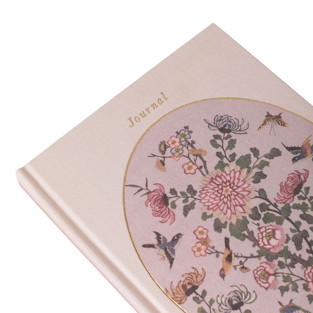 Chinoiserie Bookcloth Wrapped Dual Purpose Journal