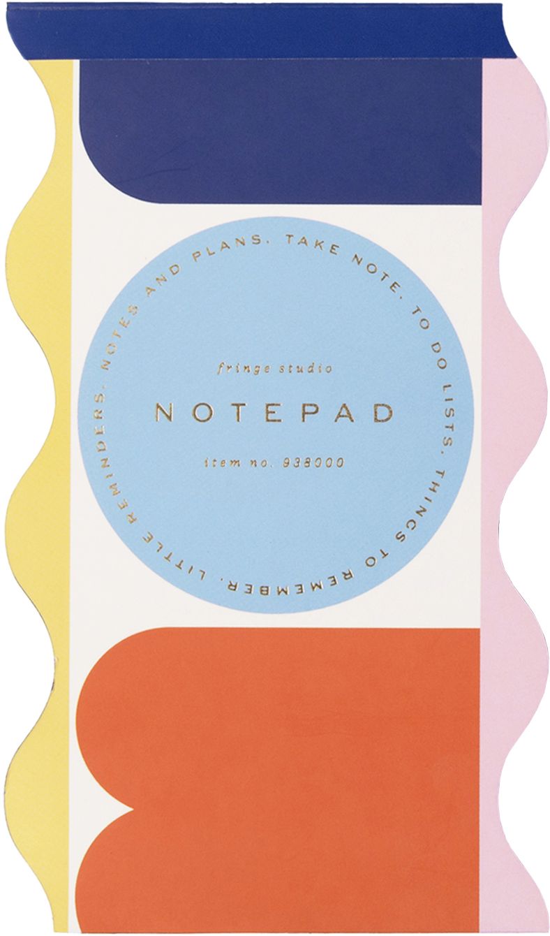 Modern Shapes Die-cut Notepad